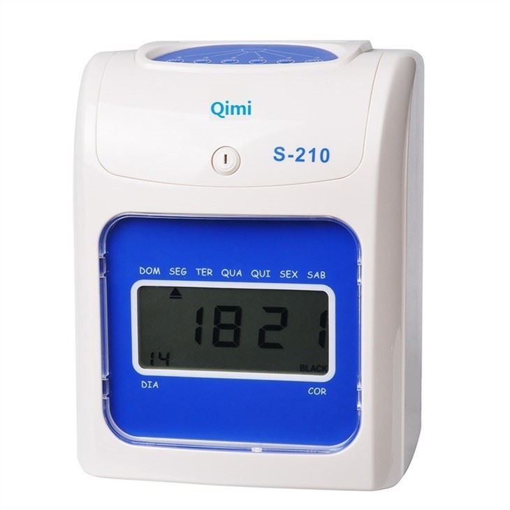 Employee attendance clock machine